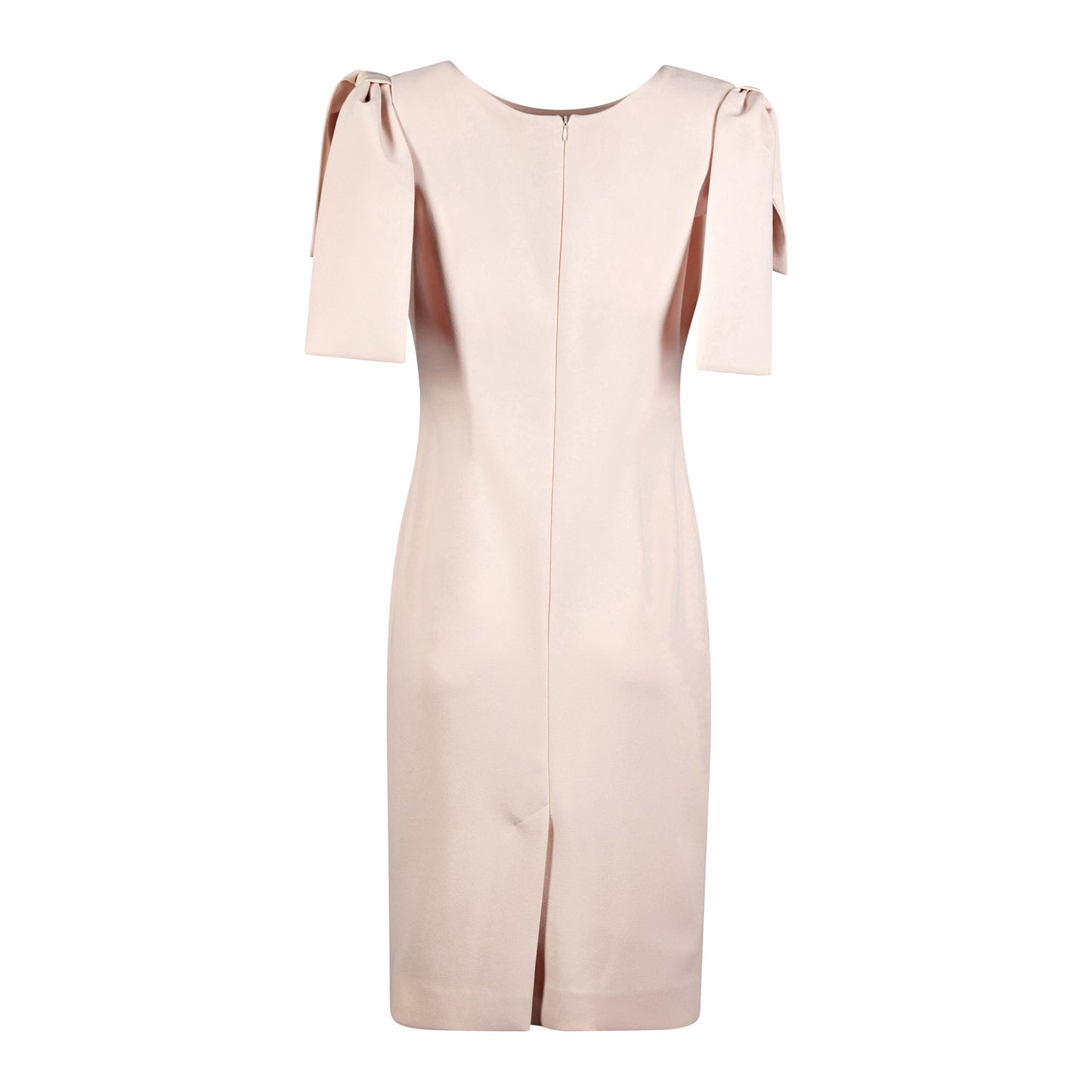 Champagne Ribbon Sleeve Dress